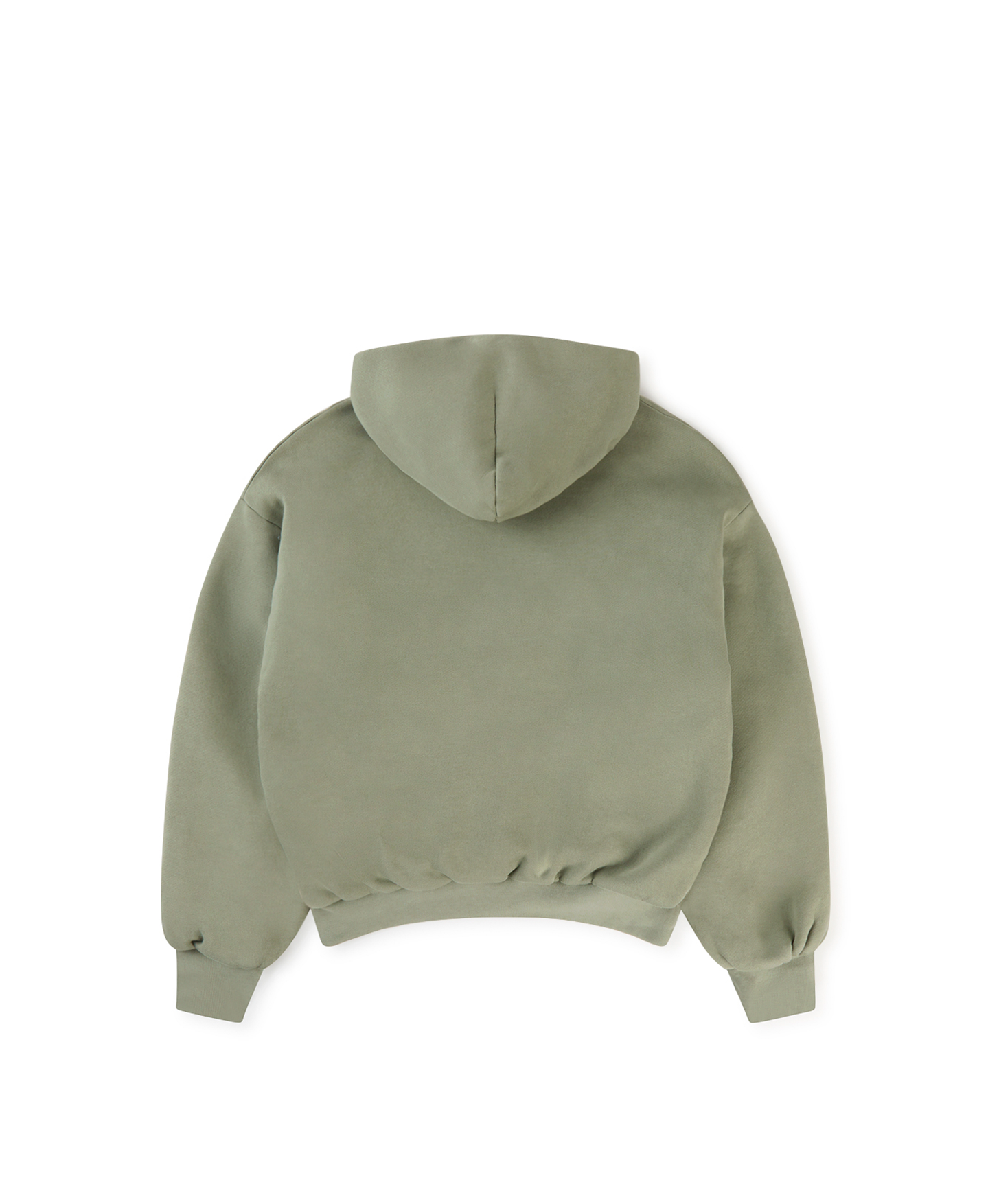 1000gsm double layered hoodie olive green